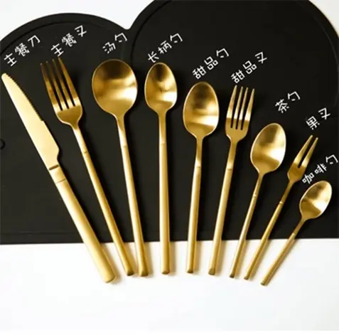 Dessert Spoon – ( All black mirror finish/brushed finish)(stainless steel)